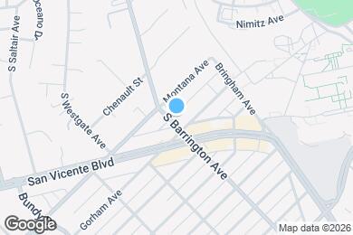 Map image of the property - 830 S Barrington Ave