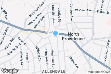Map image of the property - 5 Oregon Ave
