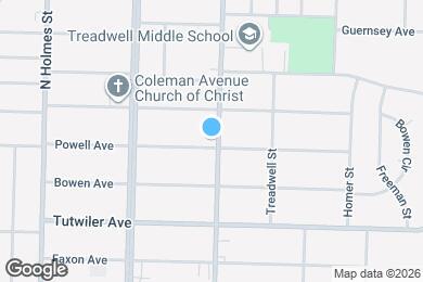 Map image of the property - 3488 Powell Ave
