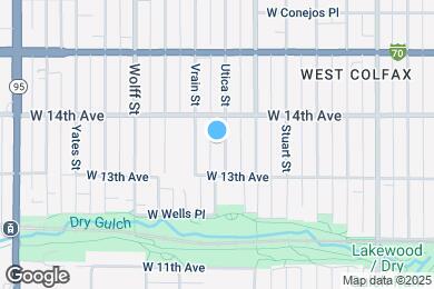 Map image of the property - 1355 Utica St