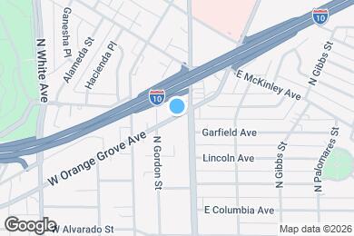 Map image of the property - 136 W Orange Grove Ave