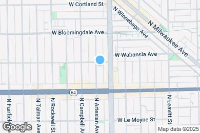 Map image of the property - 1651 N Artesian Ave