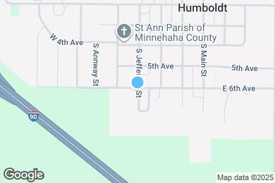 Map image of the property - 502 S Jefferson St