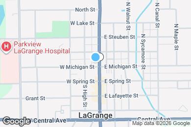 Map image of the property - 104 1/2 W Michigan St