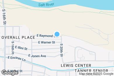 Map image of the property - 1939 E Raymond St