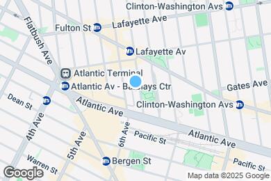 Map image of the property - 180 S Oxford St