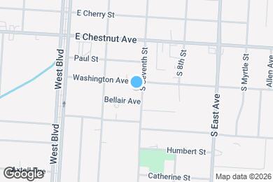 Map image of the property - 738 S Seventh St