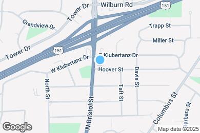 Map image of the property - 1035 N Bristol St