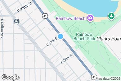 Map image of the property - 7712 S South Shore Dr