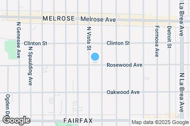 Map image of the property - 7415 Rosewood Ave