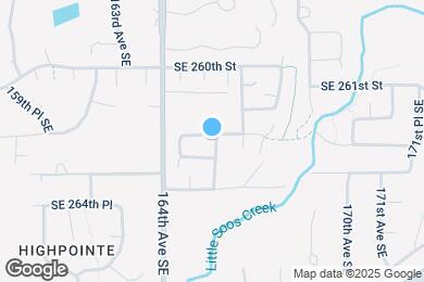 Map image of the property - 16513 SE 262nd Pl