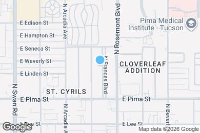 Map image of the property - 1947 N Frances Blvd