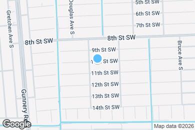 Map image of the property - 4115 10th St SW