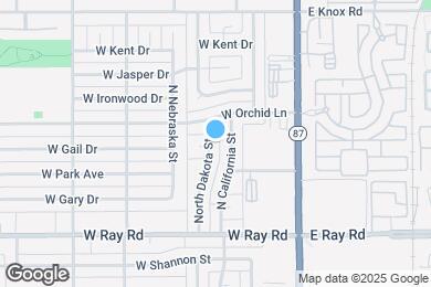 Map image of the property - 1161 N Dakota St