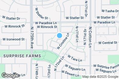 Map image of the property - 15951 N 173rd Ave