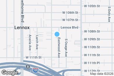 Map image of the property - 10907 Eastwood Ave