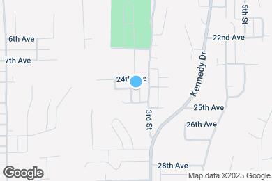Map image of the property - 2418 2nd St