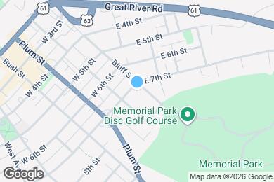 Map image of the property - 107 W 7th St