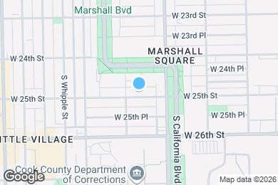 Map image of the property - 2840 W 25th St