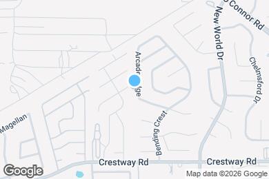 Map image of the property - 9503 Arcade Ridge