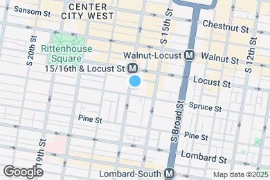 Map image of the property - 1529 Spruce St