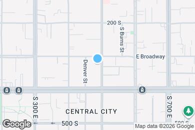 Map image of the property - 320 S 500 E