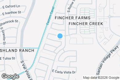 Map image of the property - 1768 E Los Alamos St