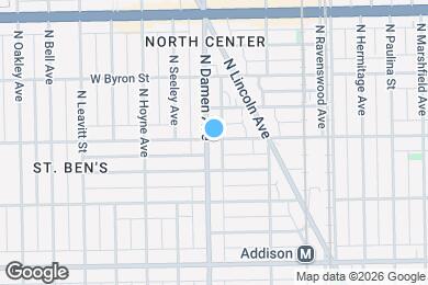 Map image of the property - 1947 W Grace St