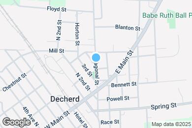 Map image of the property - 317 N Diagonal St