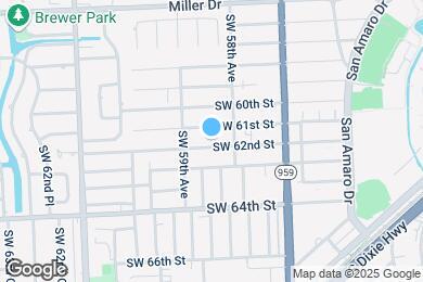 Map image of the property - 5843 SW 62nd St