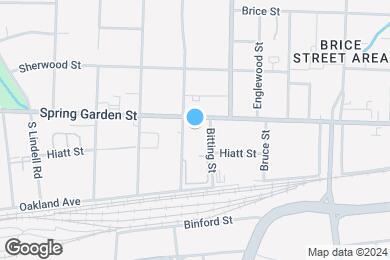 Map image of the property - School at Spring Garden Student Apartments