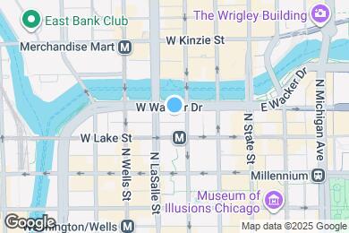 Map image of the property - 111 W Wacker Dr