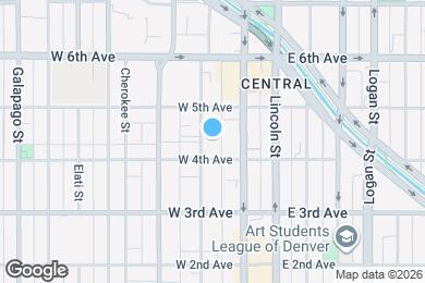 Map image of the property - 410 Acoma St