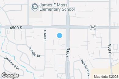 Map image of the property - 4538 S 700 E