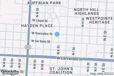 Map image of the property - 1013 N K St