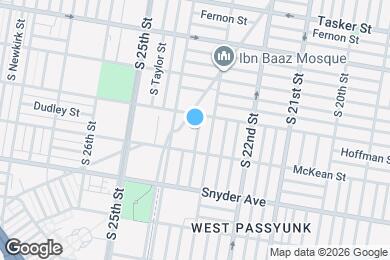 Map image of the property - 1922 S Bonsall St