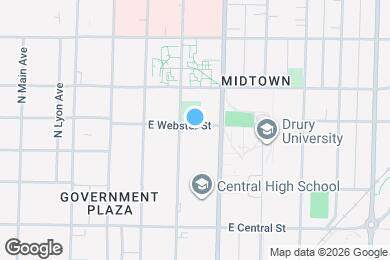 Map image of the property - 414 E Webster St