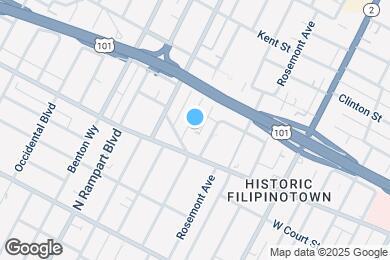 Map image of the property - 412 Coronado Terrace