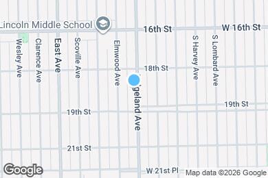 Map image of the property - 1822 Ridgeland Ave
