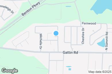 Map image of the property - 303 Hidden Meadows Dr