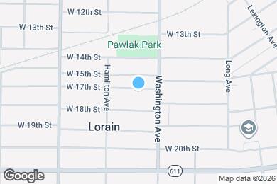 Map image of the property - 1025 W 17th St