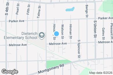 Map image of the property - 1146 Hinckley St