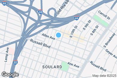 Map image of the property - 1035 Allen Ave