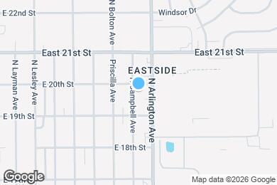 Map image of the property - 1991 N Campbell Ave