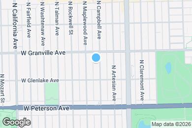 Map image of the property - 6134 N Campbell Ave