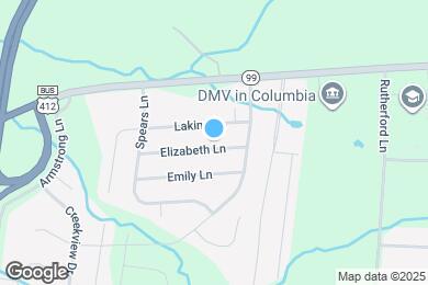 Map image of the property - 1820 Elizabeth Ln