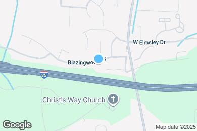Map image of the property - 821 Blazingwood Dr