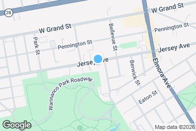 Map image of the property - 836 Jersey Ave