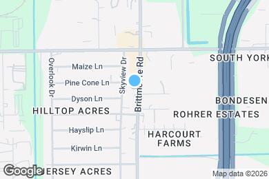 Map image of the property - 6533 Brittmoore Rd