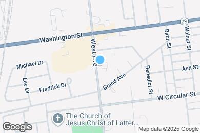Map image of the property - 116 West Ave